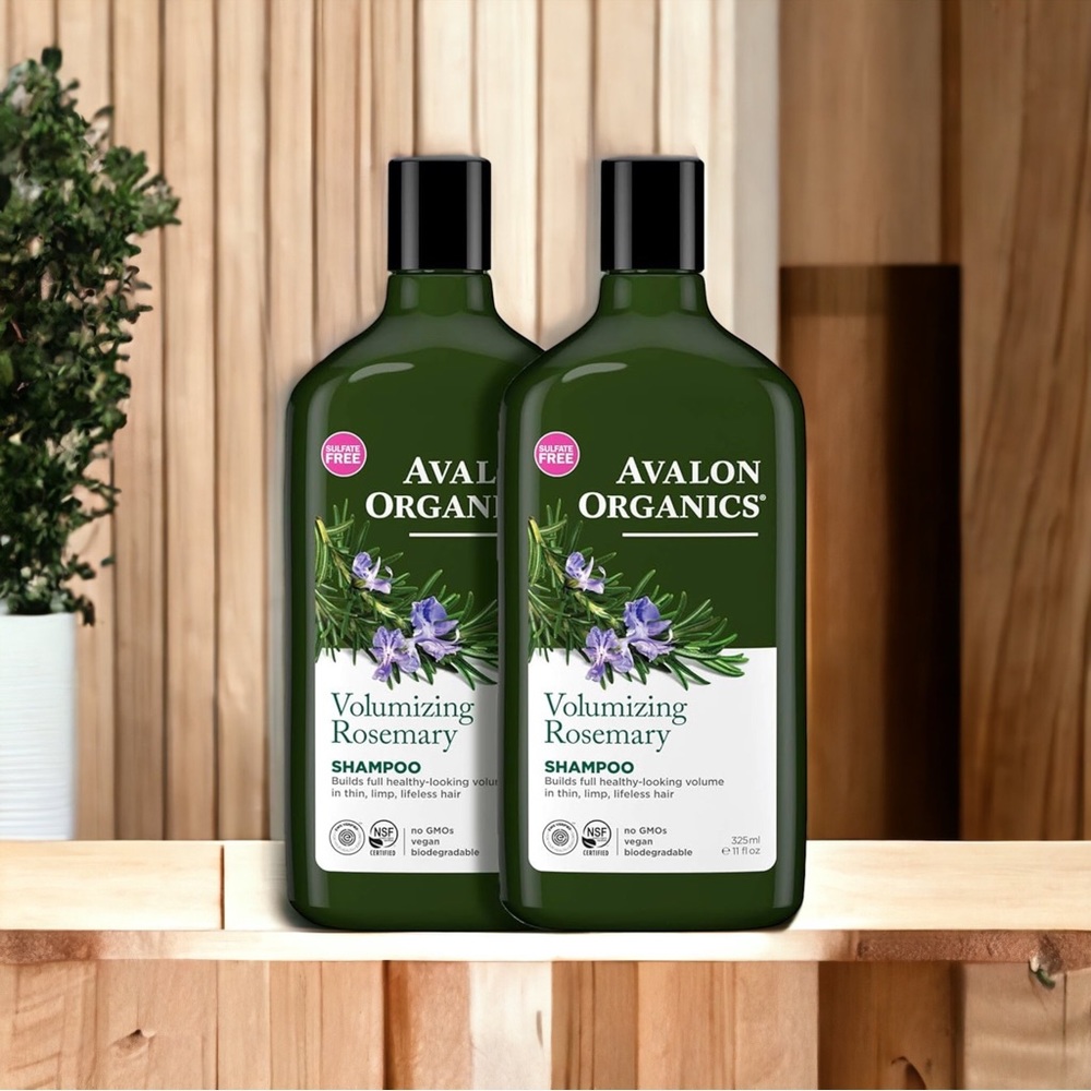 Avalon Organics Shampoo, Volumizing Rosemary, 11 Oz, 2-pack